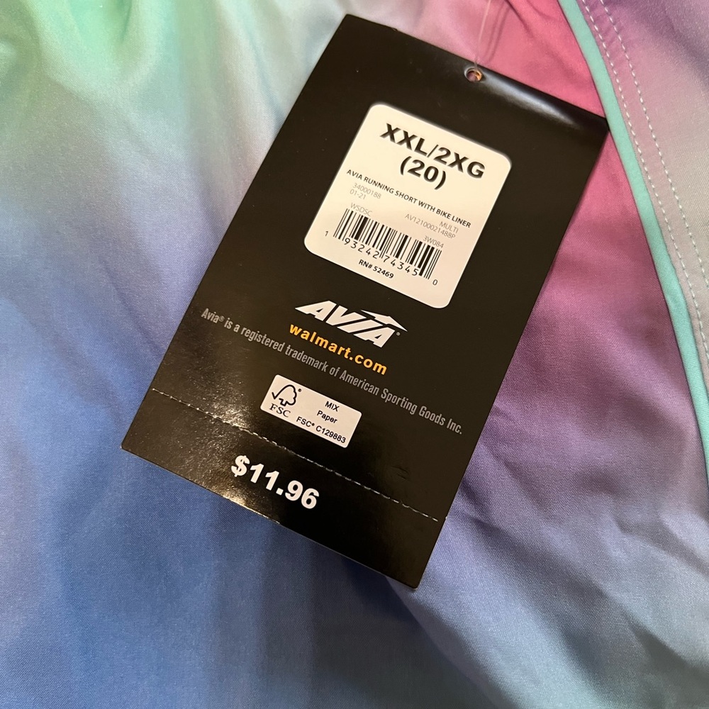Women’s 2X shorts with liner